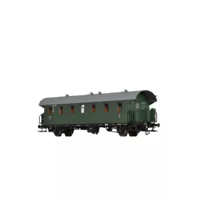   Brawa 46823 Személykocsi, Bib Donnerbüchse, 2. osztály, DB (E3) (H0)