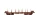 Brawa 47124 Rakoncás oldalfalú négytengelyes teherkocsi, Rmmns, SNCB (E4) (H0)
