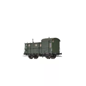Brawa 48369 Tehervonati poggyászkocsi, Pwg, DB (E3) (H0)