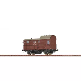   Brawa 49418 Tehervonati poggyászkocsi, Pg Magdeburg, P.St.E.V. (E1) (H0)