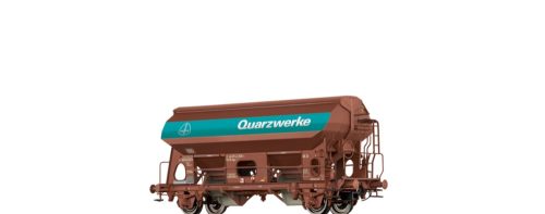 Brawa 49530 Billenőtetős önürítős teherkocsi, Tdgs, Quarzwerke, DB-AG (E5) (H0)