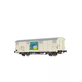 Brawa 49927 Fedett teherkocsi, Glmms, IMI, DR (E4) (H0)
