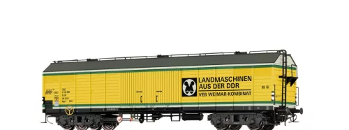 Brawa 50417 Fedett négytengelyes teherkocsi, Gags-v, VEB WEIMAR-KOMBINAT, DR (E4) (H0)