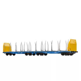   Brawa 50803 Rakoncás négytengelyes iker-teherkocsi, Sggmmrrs, InnoFreight (E6) (H0)