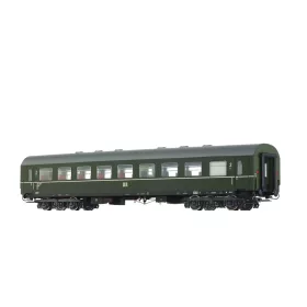   Brawa 50811 Személykocsi, négytengelyes B4mgl, 2. osztály, zöld, DR (E3) (H0)