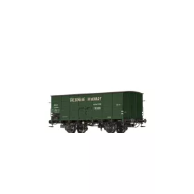   Brawa 50993 Fedett teherkocsi, L, Trebonske Pivovary, CSD (E3) (H0)