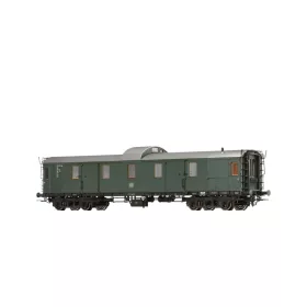   Brawa 51303 Poggyászkocsi, négytengelyes Pw4ü, DB (E3) (H0)