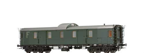 Brawa 51309 Poggyászkocsi, négytengelyes Pw4ü, DB (E3) (H0) - DCC világítással