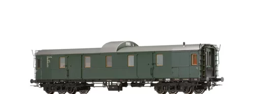 Brawa 51310 Poggyászkocsi, négytengelyes Pw4ü, DB (E3) (H0) - AC / világítással