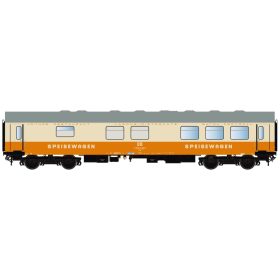   Brawa 51320 Étkezőkocsi, négytengelyes Reko, WRge 45 025-6, szürke tetővel, DR (E4) (H0)