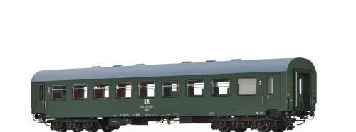 Brawa 51321 Személykocsi, négytengelyes Reko, Bghwe, 2. osztály, DR (E4) (H0)