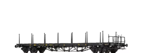 Brawa 51344 Rakoncás négytengelyes teherkocsi fékállással, SSl, SNCB (E3) (H0)