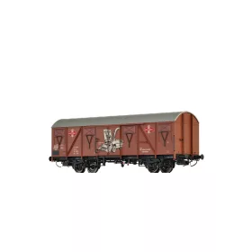   Brawa 51352 Fedett teherkocsi, Gos, Fortschritt, DR (E4) (H0)