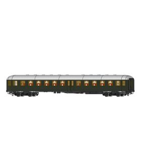 Brawa 58014 Személykocsi, négytengelyes középajtós B4ymgf-51, 2. osztály, DB (E3) (H0) - 