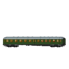 Brawa 58016 Személykocsi, négytengelyes középajtós ABymb 411, 1./2. osztály, DB (E4) (H0)