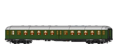 Brawa 58021 Személykocsi, négytengelyes középajtós Byl 422, 2. osztály, DB (E4) (H0) - be