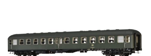 Brawa 58049 Személykocsi, négytengelyes középajtós Bym 421, 2. osztály, zöld, DB (E4) (H0)