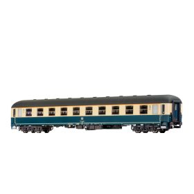   Brawa 58091 Személykocsi, négytengelyes Am208, 1. osztály, óceánkék/bézs, DB (E4) (H0)