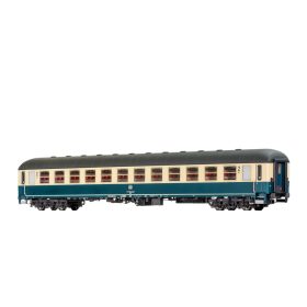   Brawa 58095 Személykocsi, négytengelyes Bm234, 2. osztály, óceánkék/bézs, DB (E4) (H0)