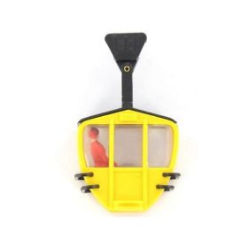 Brawa 6279 Kötélpálya utaskabin sárga színben (H0)