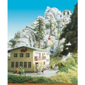   Brawa 6280 Kötélpálya-készlet utaskabinokkal, motoros - épületek nélkül (H0)