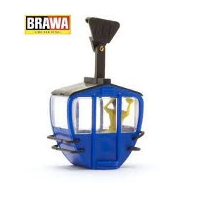 Brawa 6282 Kötélpálya utaskabin kék színben (H0)
