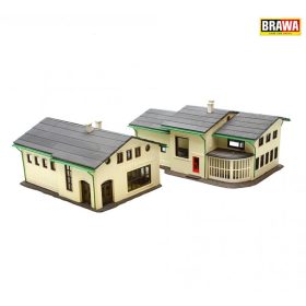   Brawa 6290 Kötélpályához tartozó épületek - alsó- és hegyi állomás (H0)