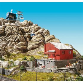   Brawa 6331 Komplett kötélpálya-készlet épületekkel, motoros - Titlis (H0)