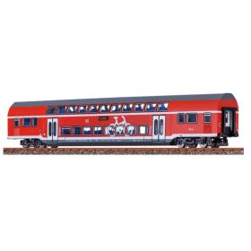   Brawa 64544 Emeletes villamos motorvonat betétkocsi, TWINDEXX Vario, 2. osztály, Stralsund Hbf, DB-AG (E6) (N) - DCC