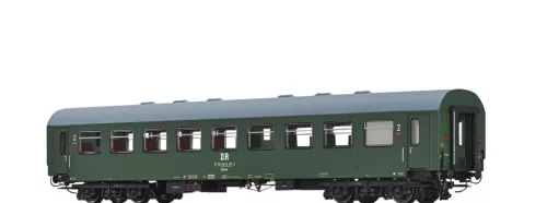 Brawa 65094 Személykocsi, négytengelyes Reko Bghw, 2. osztály, DR (E4) (N)