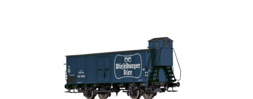 Brawa 67461 Fedett sörszállító teherkocsi fékházzal, G10, Wieselburger, ÖBB (E3) (N)
