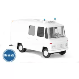   Brekina 10221 Mercedes-Benz L 508 RTW, fehér, 1970 (H0) - Építőkészlet