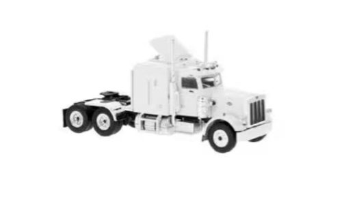 Brekina 10224 Peterbilt 359 nyergesvontató 1973, fehér (H0) - Építőkészlet