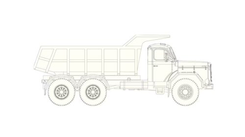 Brekina 10225 Magirus Jupiter billencs (H0) - Építőkészlet