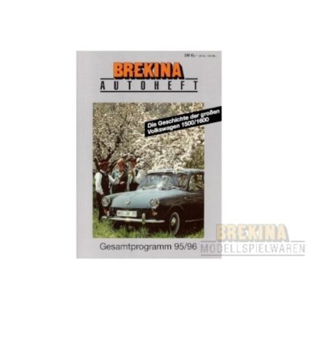 Brekina 12110 BREKINA Autoheft 95/96, termékkatalógus és magazin
