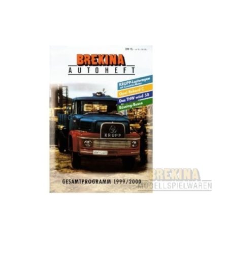 Brekina 12150 BREKINA Autoheft 1999/2000, termékkatalógus és magazin
