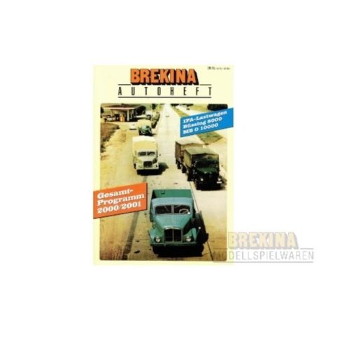 Brekina 12160 BREKINA Autoheft 2000/2001, termékkatalógus és magazin