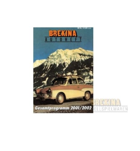 Brekina 12170 BREKINA Autoheft 2001/2002, termékkatalógus és magazin