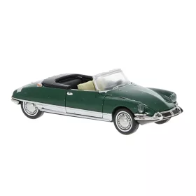 Brekina 14228 Citroen DS Cabrio Chapron, sötétzöld (H0)
