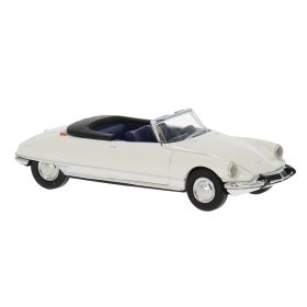   Brekina 14233 Citroen DS Cabrio, fehér - nyitott tetővel (H0)
