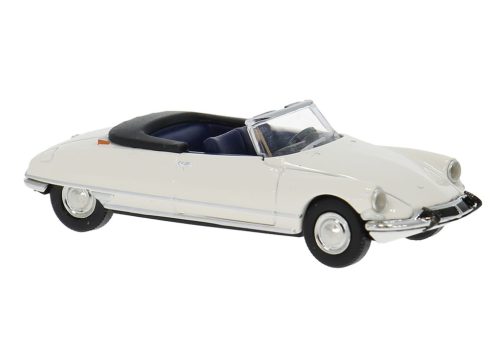 Brekina 14233 Citroen DS Cabrio, fehér - nyitott tetővel (H0)