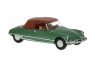 Brekina 14238 Citroen DS 19 Cabrio, zöld - zárt tetővel (H0)
