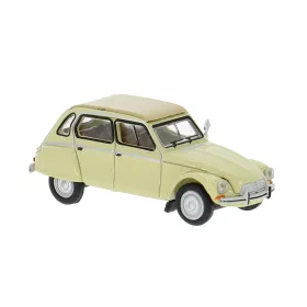   Brekina 14259 Citroen Dyane, zárt vászontetővel, bézs, 1976 (H0)