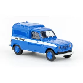   Brekina 14758 Renault R4 Fourgonnette, dobozos, Alpine Renault 1961 (H0)