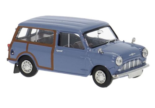 Brekina 15363 Austin Mini Coutryman, kék - Woody (H0)