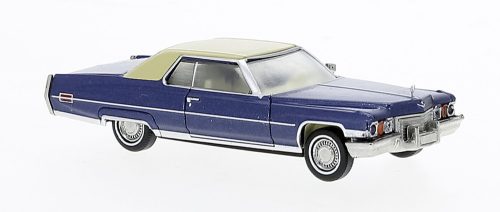 Brekina 18127 Cadillac Coupé de Ville, 1972 - kék/csontszín (H0)