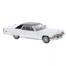   Brekina 18129 Cadillac Coupé de Ville, 1972 - fehér/fekete (H0)