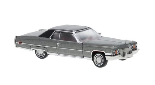Brekina 18131 Cadillac Coupé de Ville, 1972, metál színben - ezüst (H0)