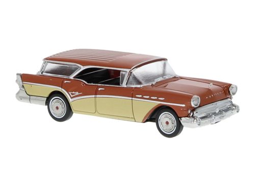 Brekina 18179 Buick Century Caballero, bézs/narancs (H0)