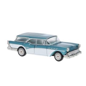  Brekina 18180 Buick Century Caballero, metál színben - türkíz/fehér (H0)